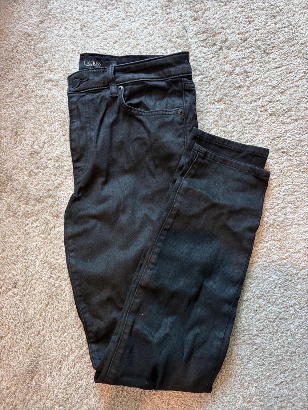 NWOT✅ Lauren Ralph Lauren Black Slim Jeans